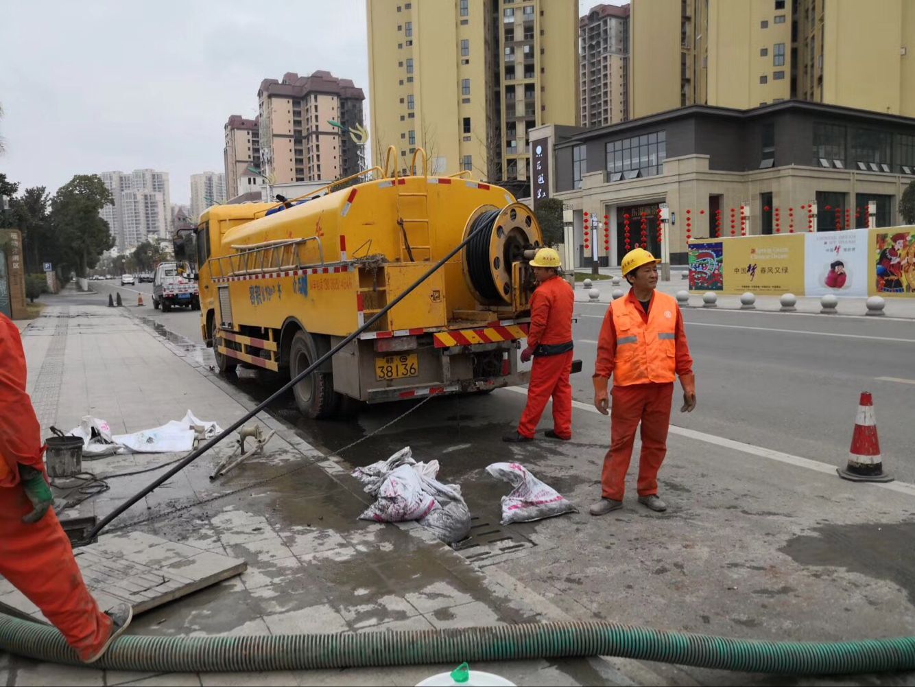 梁平排污管道清淤-管道清洗